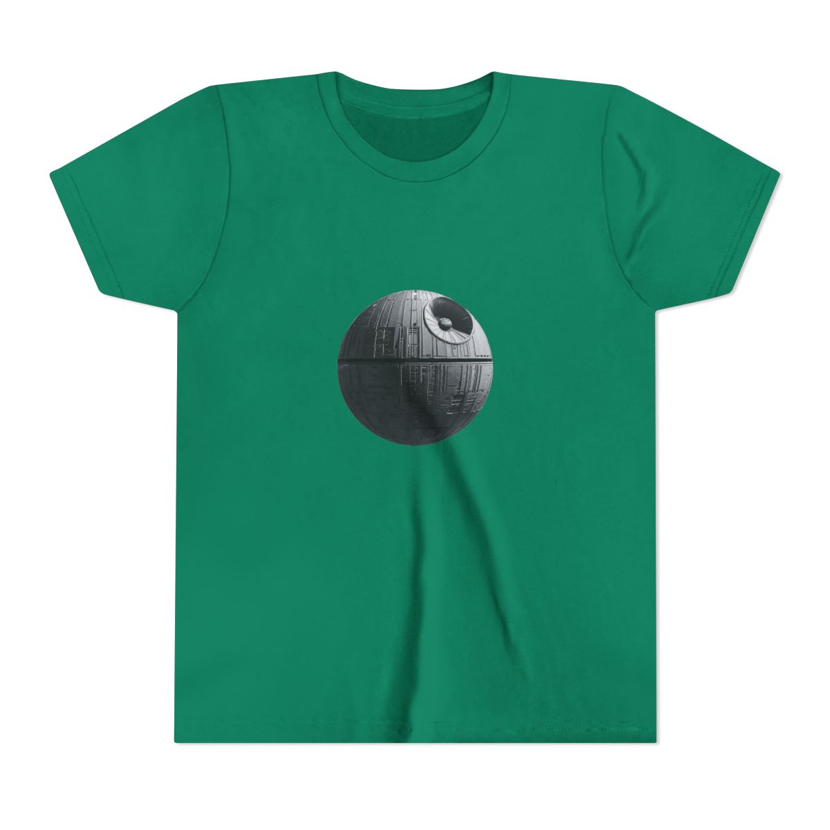 Iconic Death Star Star Wars Kids T Shirt - Galactic Fan Gift - alternate angle 3, merchandise